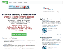 Tablet Screenshot of nonprofitrecycling.net